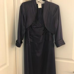 Eggplant David’s Bridal Evening Dress Worn once